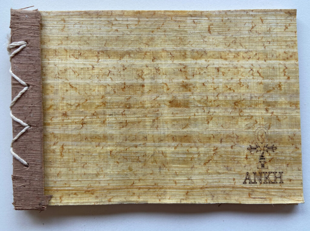 cuaderno papiro ankh