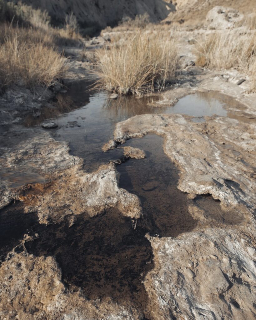 desierto y agua